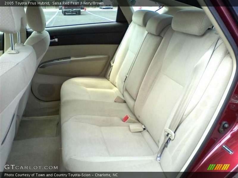Salsa Red Pearl / Ivory/Brown 2005 Toyota Prius Hybrid