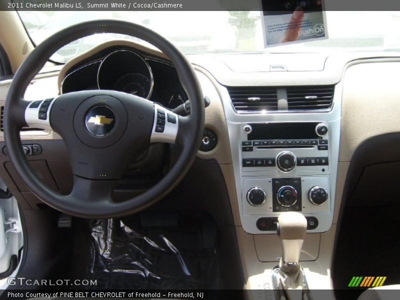 Summit White / Cocoa/Cashmere 2011 Chevrolet Malibu LS