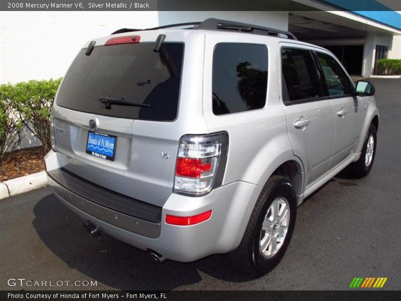Silver Metallic / Black 2008 Mercury Mariner V6