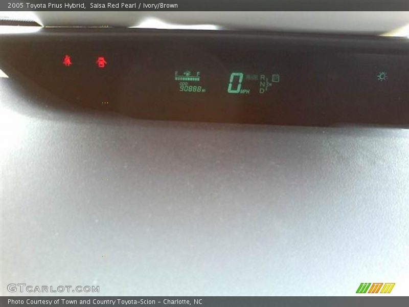 Salsa Red Pearl / Ivory/Brown 2005 Toyota Prius Hybrid