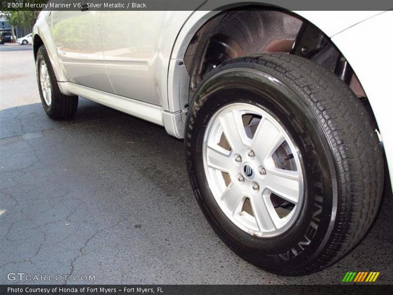 Silver Metallic / Black 2008 Mercury Mariner V6