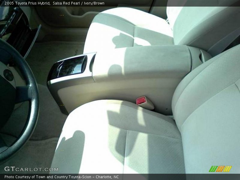 Salsa Red Pearl / Ivory/Brown 2005 Toyota Prius Hybrid