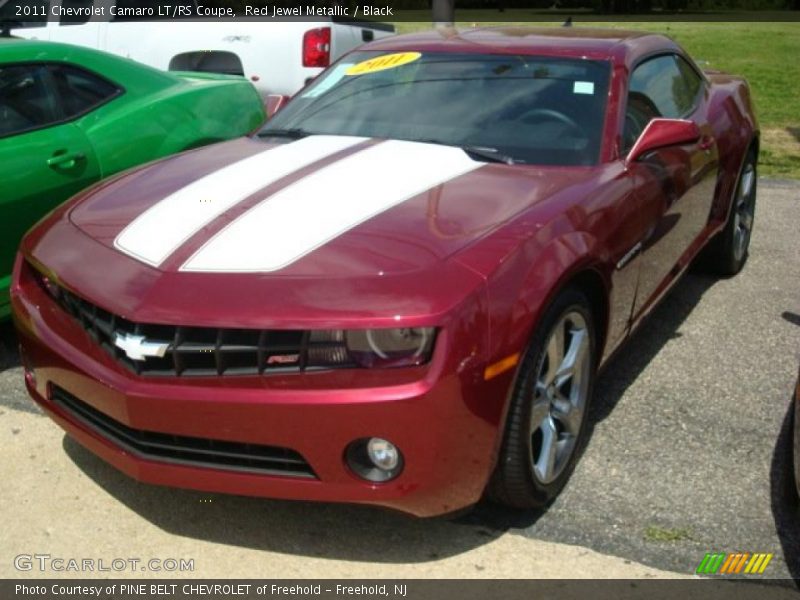 Red Jewel Metallic / Black 2011 Chevrolet Camaro LT/RS Coupe