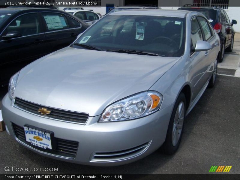 Silver Ice Metallic / Ebony 2011 Chevrolet Impala LS