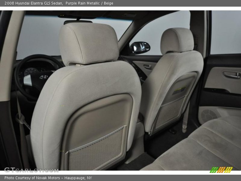 Purple Rain Metallic / Beige 2008 Hyundai Elantra GLS Sedan