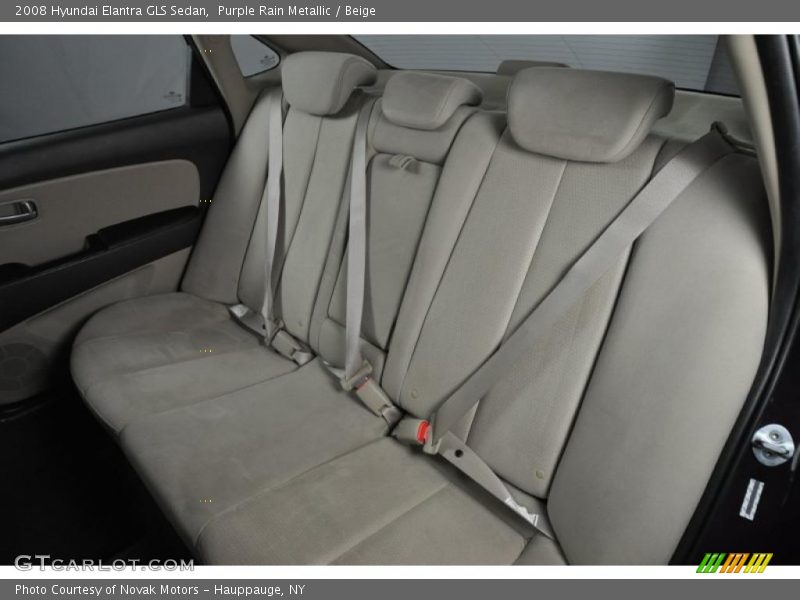 Purple Rain Metallic / Beige 2008 Hyundai Elantra GLS Sedan