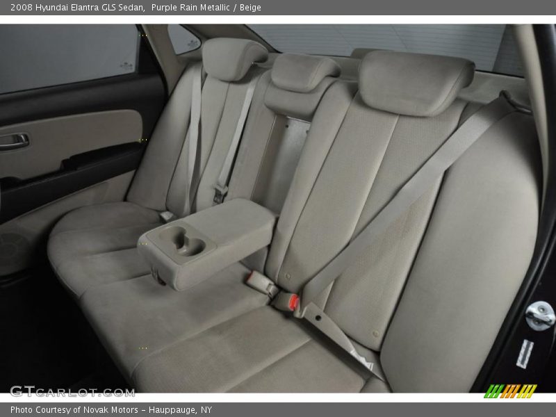Purple Rain Metallic / Beige 2008 Hyundai Elantra GLS Sedan