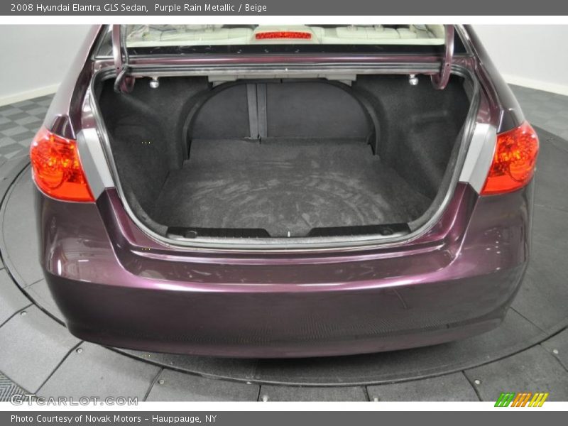 Purple Rain Metallic / Beige 2008 Hyundai Elantra GLS Sedan