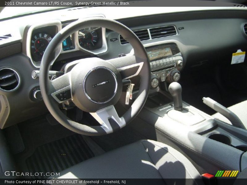 Synergy Green Metallic / Black 2011 Chevrolet Camaro LT/RS Coupe
