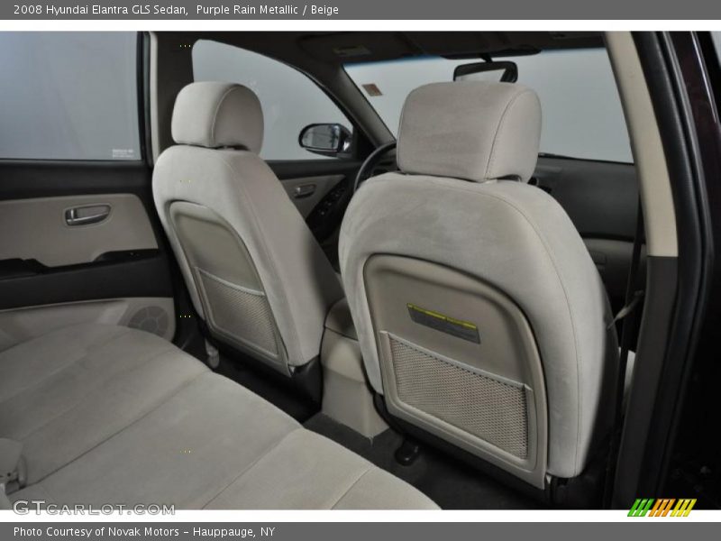 Purple Rain Metallic / Beige 2008 Hyundai Elantra GLS Sedan