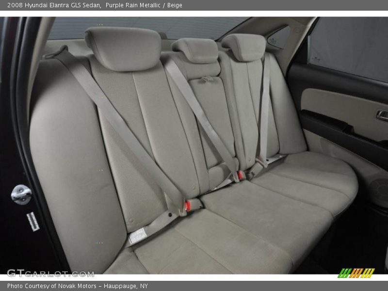 Purple Rain Metallic / Beige 2008 Hyundai Elantra GLS Sedan