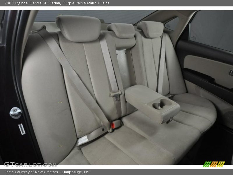Purple Rain Metallic / Beige 2008 Hyundai Elantra GLS Sedan