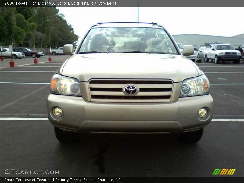 Sonora Gold Metallic / Ivory Beige 2006 Toyota Highlander V6