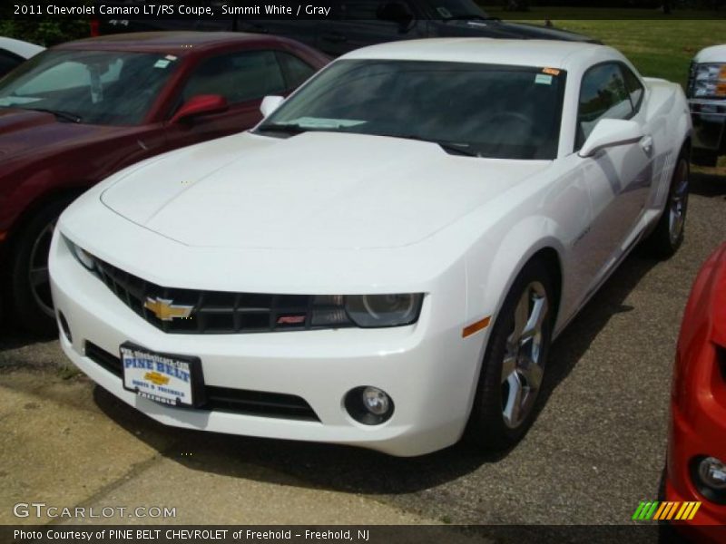 Summit White / Gray 2011 Chevrolet Camaro LT/RS Coupe