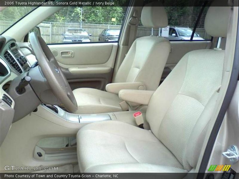 Sonora Gold Metallic / Ivory Beige 2006 Toyota Highlander V6