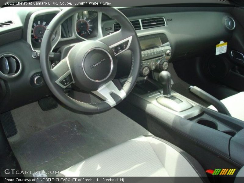 Summit White / Gray 2011 Chevrolet Camaro LT/RS Coupe