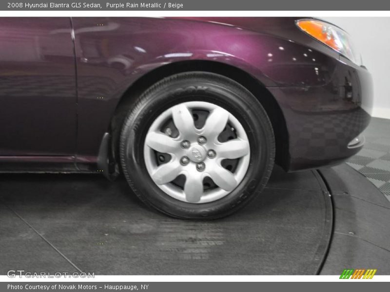 Purple Rain Metallic / Beige 2008 Hyundai Elantra GLS Sedan