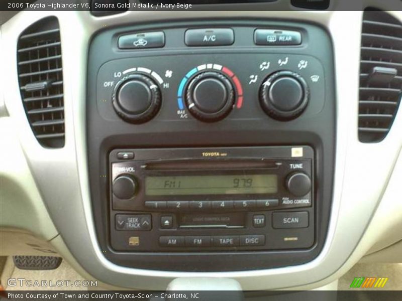 Sonora Gold Metallic / Ivory Beige 2006 Toyota Highlander V6