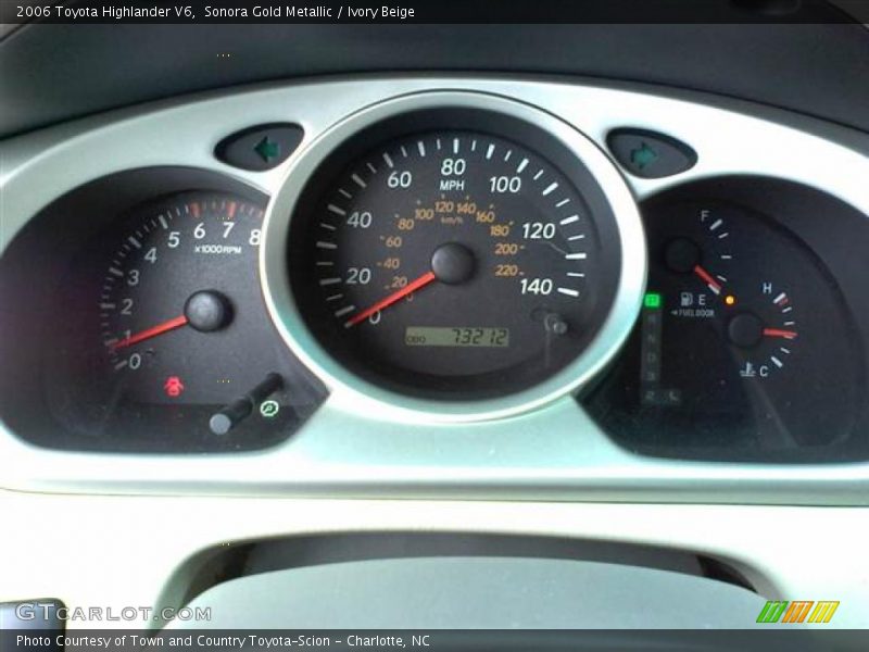 Sonora Gold Metallic / Ivory Beige 2006 Toyota Highlander V6