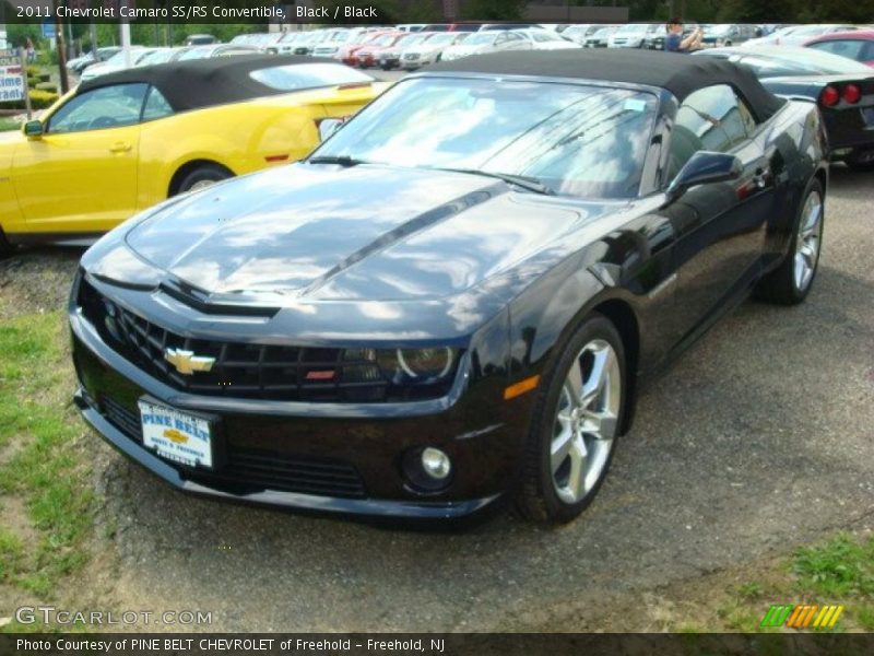 Black / Black 2011 Chevrolet Camaro SS/RS Convertible