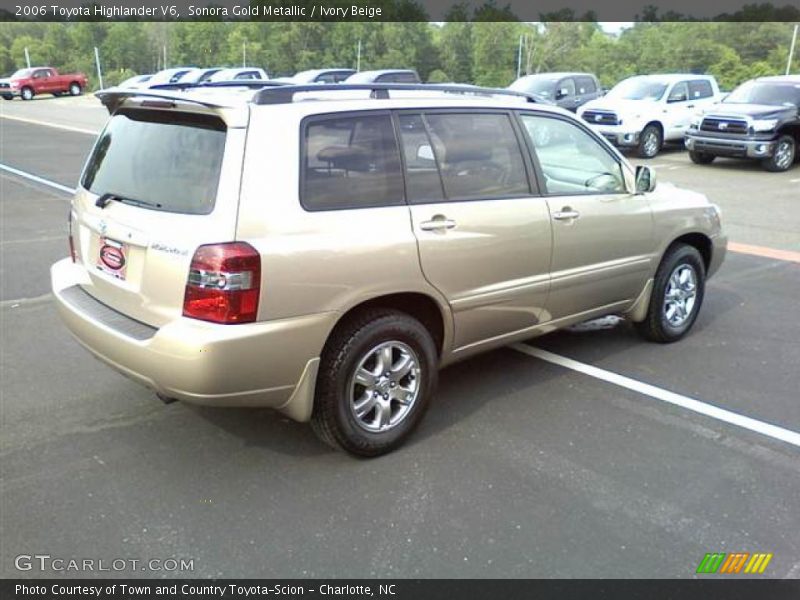 Sonora Gold Metallic / Ivory Beige 2006 Toyota Highlander V6