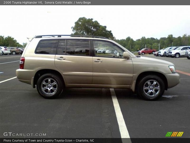 Sonora Gold Metallic / Ivory Beige 2006 Toyota Highlander V6