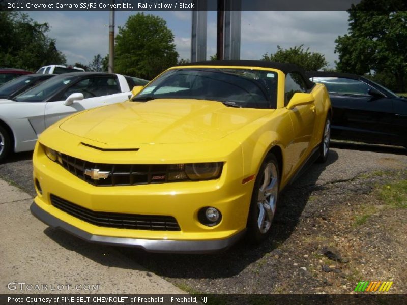 Rally Yellow / Black 2011 Chevrolet Camaro SS/RS Convertible