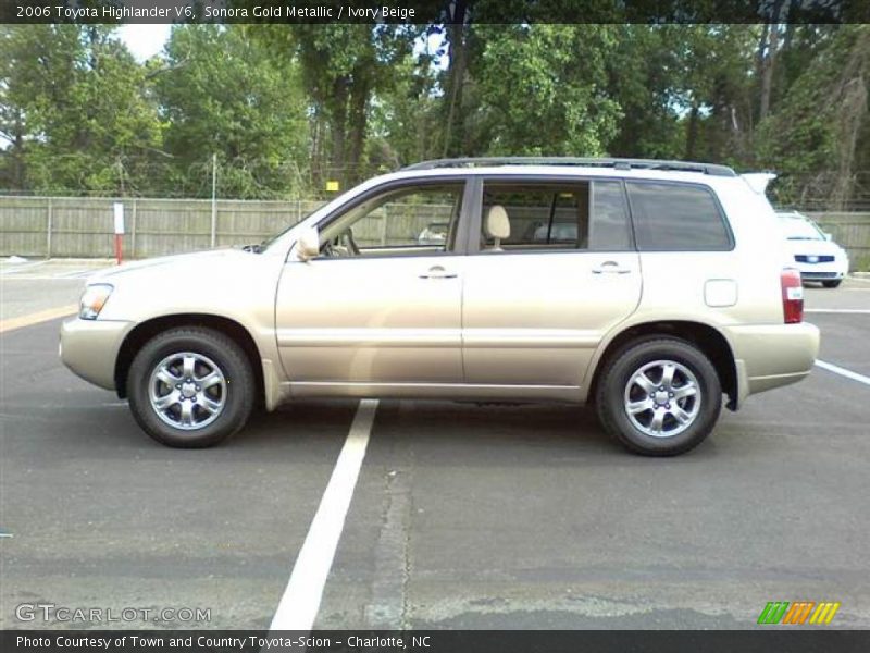 Sonora Gold Metallic / Ivory Beige 2006 Toyota Highlander V6