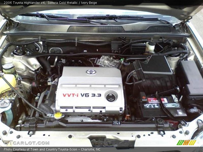 Sonora Gold Metallic / Ivory Beige 2006 Toyota Highlander V6