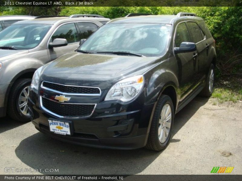 Black / Jet Black 2011 Chevrolet Equinox LT AWD