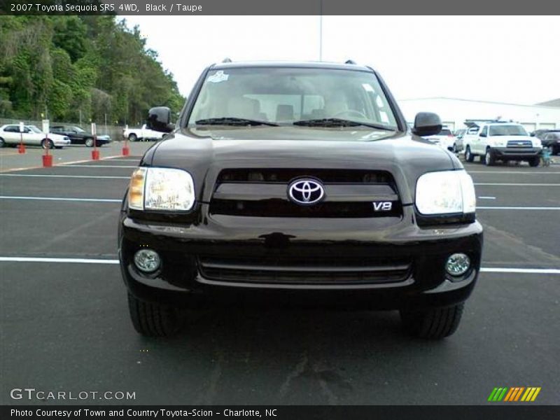 Black / Taupe 2007 Toyota Sequoia SR5 4WD