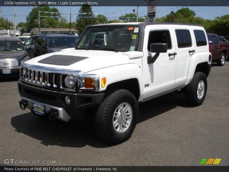 Birch White / Light Cashmere/Ebony 2008 Hummer H3