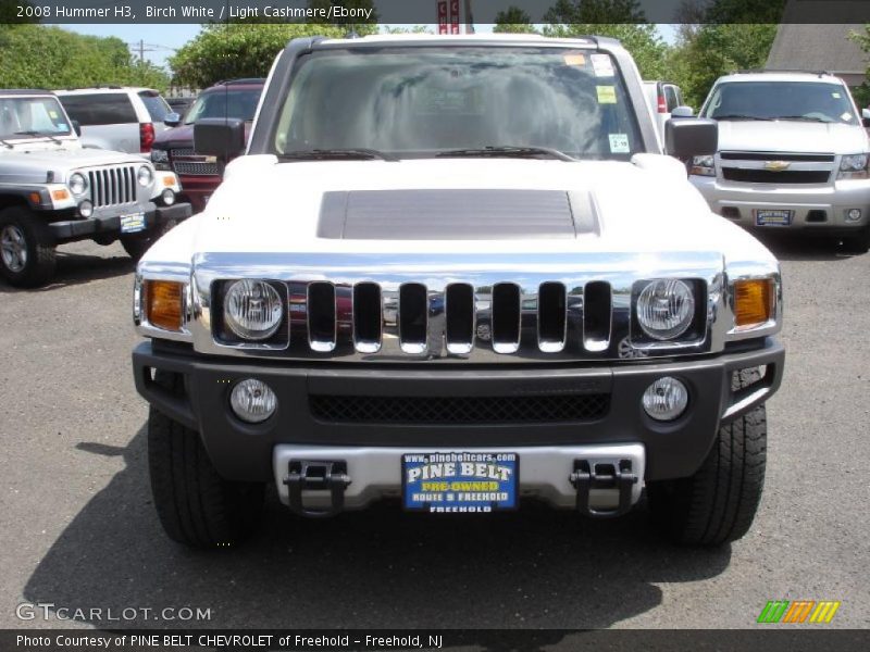 Birch White / Light Cashmere/Ebony 2008 Hummer H3