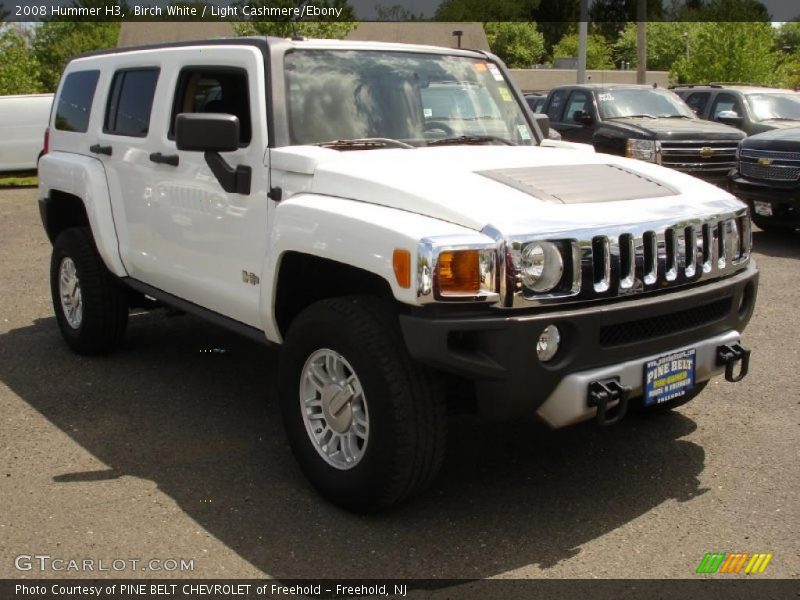 Birch White / Light Cashmere/Ebony 2008 Hummer H3