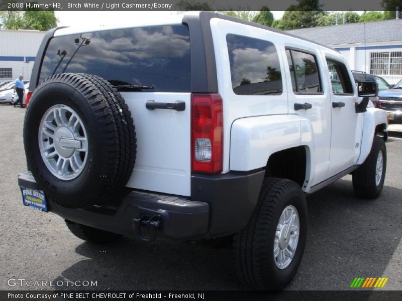 Birch White / Light Cashmere/Ebony 2008 Hummer H3