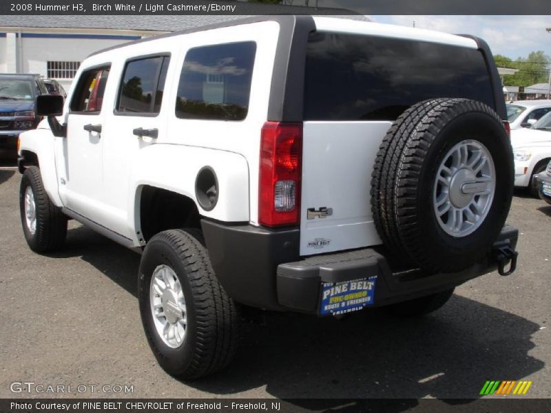 Birch White / Light Cashmere/Ebony 2008 Hummer H3