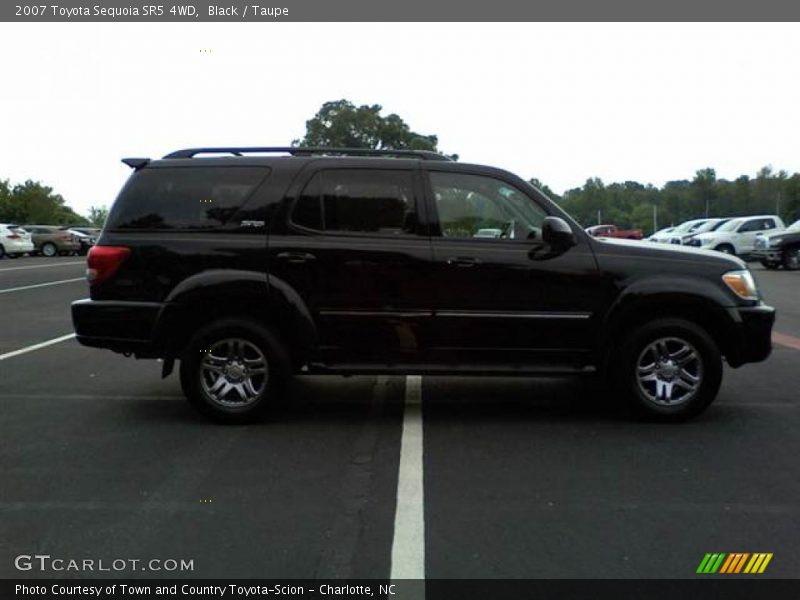 Black / Taupe 2007 Toyota Sequoia SR5 4WD