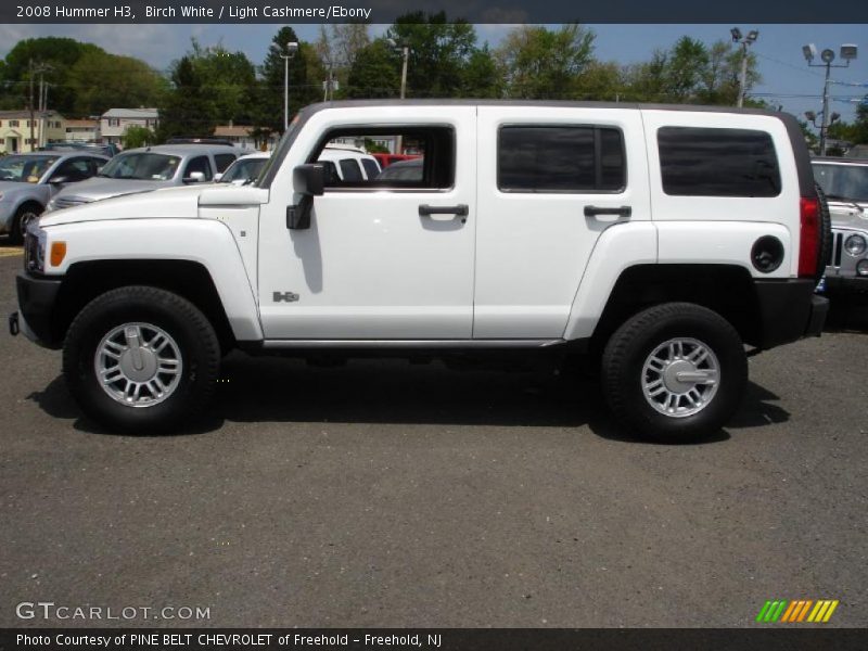 Birch White / Light Cashmere/Ebony 2008 Hummer H3