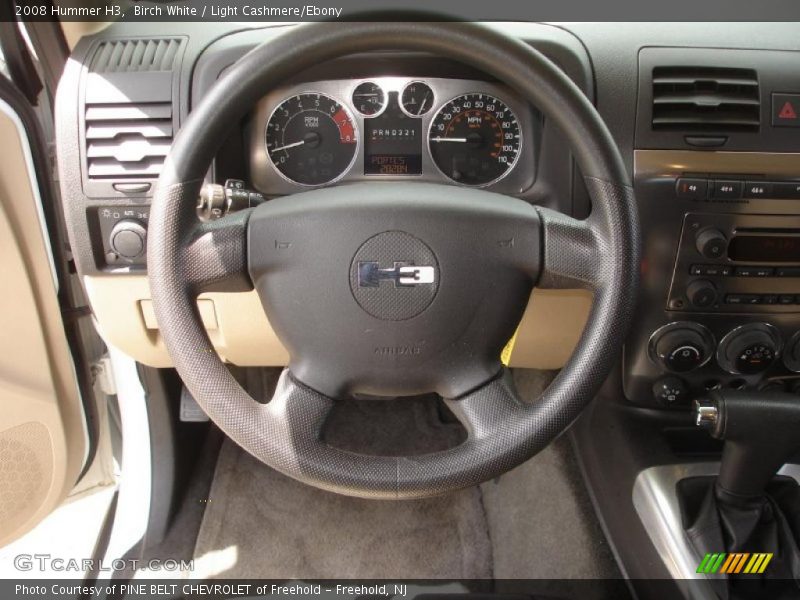 Birch White / Light Cashmere/Ebony 2008 Hummer H3