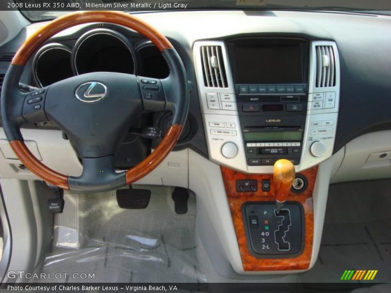 Millenium Silver Metallic / Light Gray 2008 Lexus RX 350 AWD