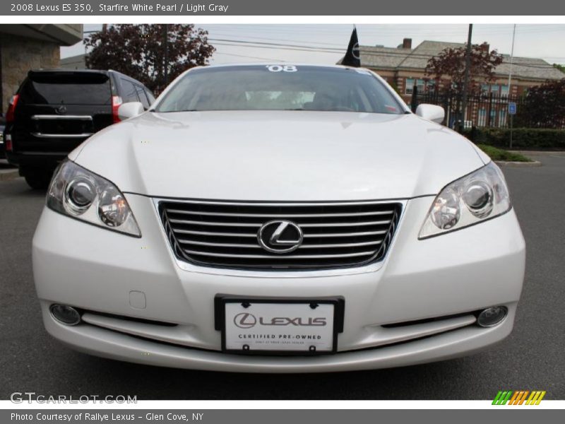 Starfire White Pearl / Light Gray 2008 Lexus ES 350