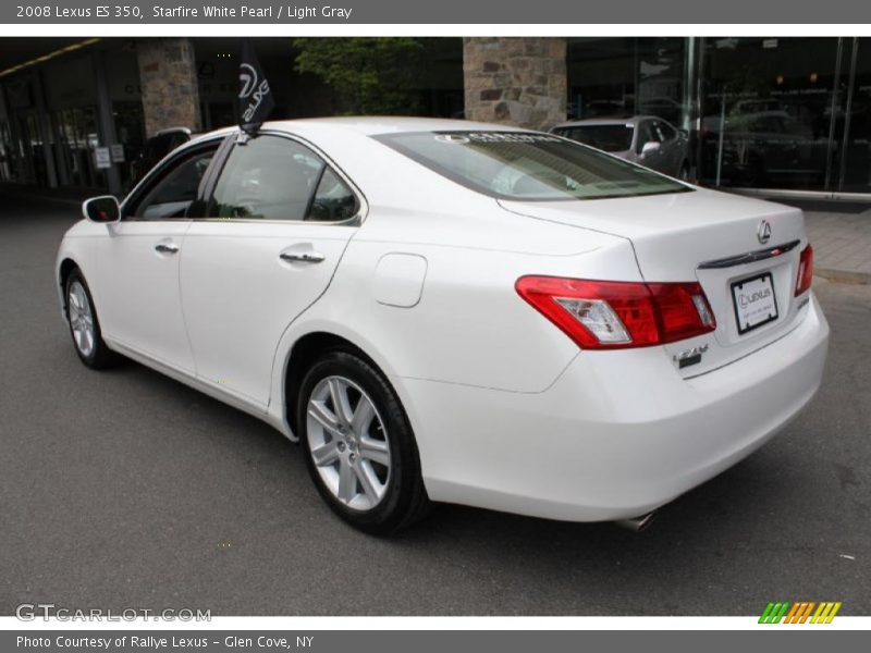 Starfire White Pearl / Light Gray 2008 Lexus ES 350