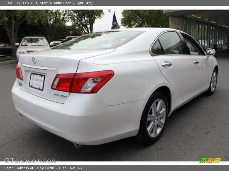 Starfire White Pearl / Light Gray 2008 Lexus ES 350