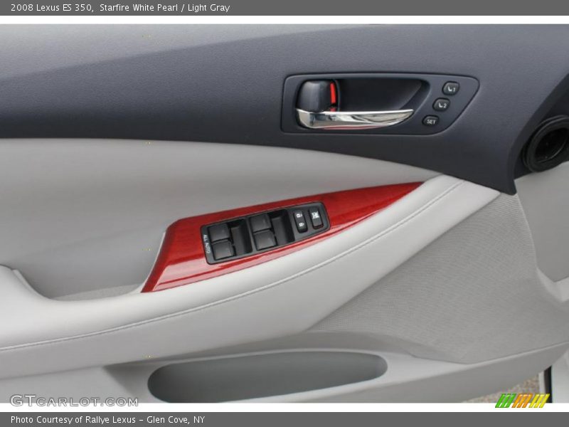 Starfire White Pearl / Light Gray 2008 Lexus ES 350
