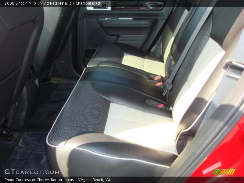 Vivid Red Metallic / Charcoal Black 2008 Lincoln MKX