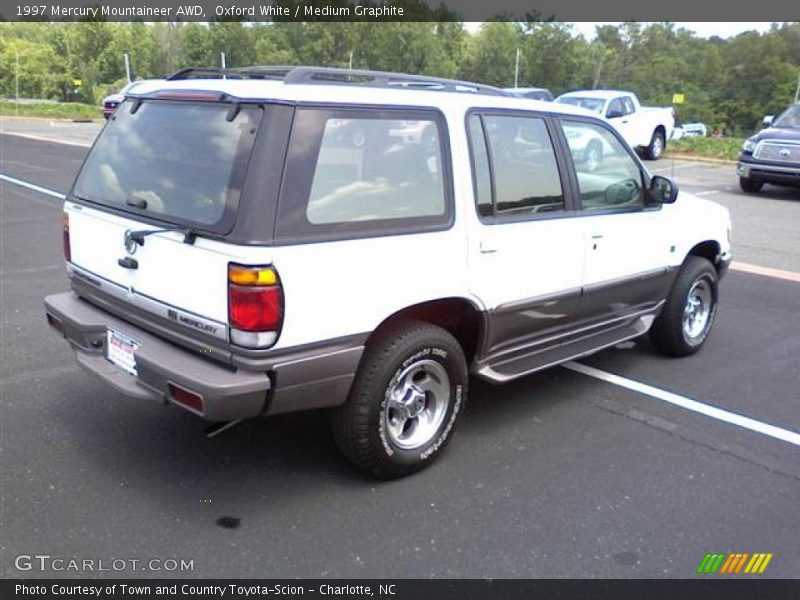 Oxford White / Medium Graphite 1997 Mercury Mountaineer AWD