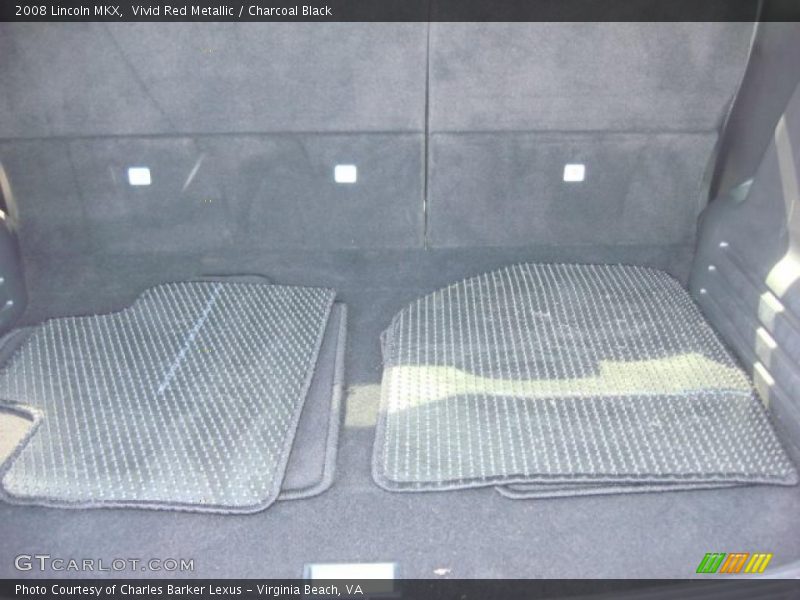 Vivid Red Metallic / Charcoal Black 2008 Lincoln MKX