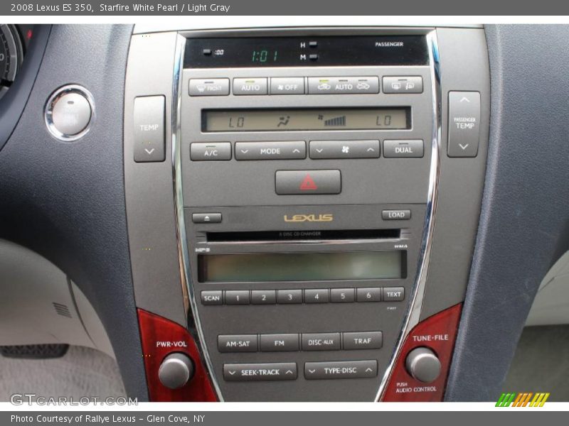 Starfire White Pearl / Light Gray 2008 Lexus ES 350