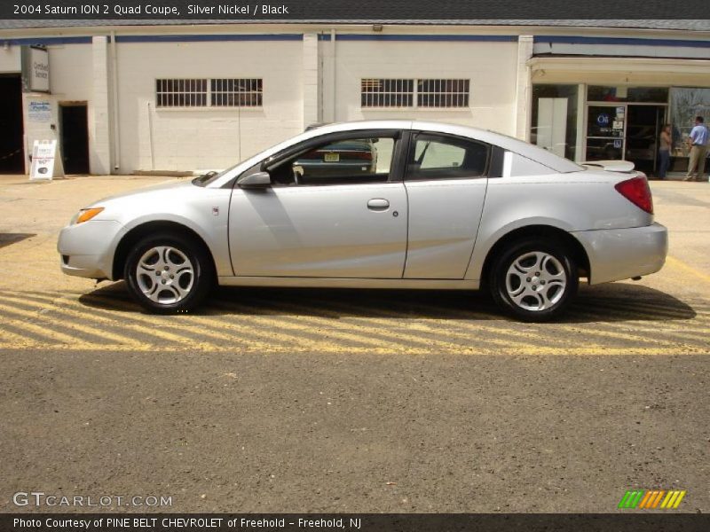 Silver Nickel / Black 2004 Saturn ION 2 Quad Coupe