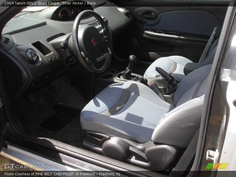 Silver Nickel / Black 2004 Saturn ION 2 Quad Coupe